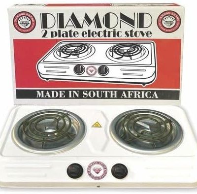 Diamond Double Electric Spiral Hotplate Stove