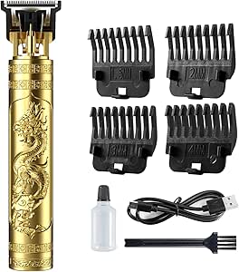 Hair Clippers-Cordless Rechargeable Hair Clipper and Trimmer-for Men, Women and Children-Gold